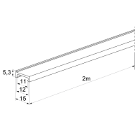 Unex Etikettenträger halogenfrei 15X4,2 aus U43X