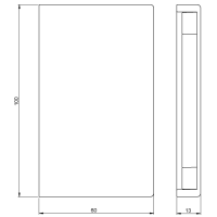 Unex Endstück 60x100 aus U24X