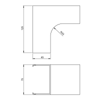 Unex Inneneck 45x75 aus U24X