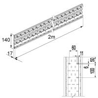 Unex Durchgehendes Unterteil 16x136 aus U23X für...