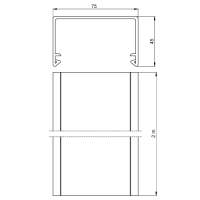 Unex Abdeckung 45x75 aus U23X