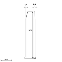 Unex Detektierbare Kabelbinder 4,8x370 aus U62X