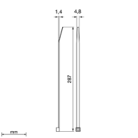 Unex Kabelbinder für Inneninstallationen 4,8x287 aus...
