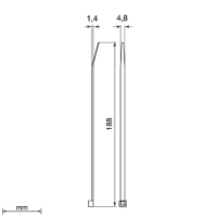Unex Kabelbinder für Inneninstallationen 4,8x188 aus...