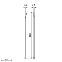 Unex Kabelbinder für chemische Umgebungen 4,8x188...