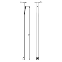Unex Detektierbare Kabelbinder 3,6x142 aus U62X