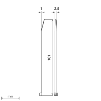 Unex Kabelbinder 2,5x101 aus U60X
