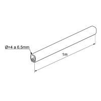Unex Kennzeichnungstülle 8x1000 aus Plastifiziertem PVC