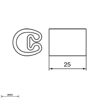 Unex Lose Kennzeichnungstülle 8x25 aus...