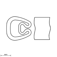 Unex Lose Kabelmarkierungen 0 2-5mm aus Plastifiziertem PVC