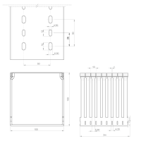 Unex Verdrahtungskanal 100x100 aus U43X