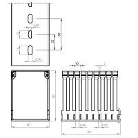 Unex Verdrahtungskanal 80x60 aus U43X