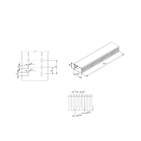 Unex Verdrahtungskanal 60x100 mm aus U43X halogenfrei