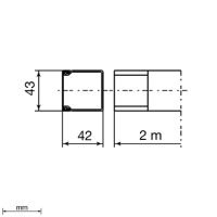 Unex Leitungsführungskanal 42x43 aus U23X