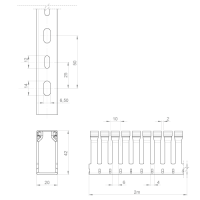 Unex Verdrahtungskanal 40x20 aus U43X