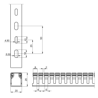 Unex Verdrahtungskanal 25x20 aus U43X