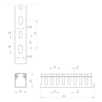 Unex Verdrahtungskanal 25x20 aus U23X