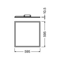 PANEL LED 600  30W/3000K 230V