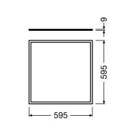 PANEL LED VALUE 600 40W/3000K      LEDV