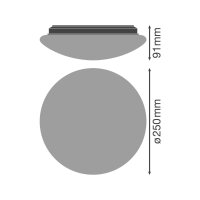 SF CIRCULAR 250 13W/3000K IP44