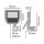FLOOD 20W/4000K BK 100DEG S IP65