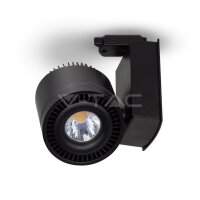 45W LED TRACK LIGHT BLACK BODY COB CRI95 5000K