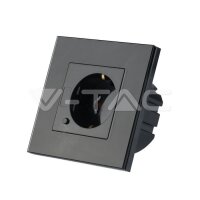 EU WIFI WALL SOCKET ( BLACK GLASS )-COMPATIBLE WITH...