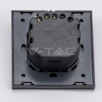 EU WIFI WALL SOCKET ( BLACK GLASS )-COMPATIBLE WITH...