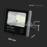 12W-LED SOLAR FLOODLGIHT-6400K