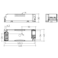Driver LC 50W 900-1200mA flexC SC ADV