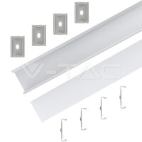 Led Strip Mounting Kit With Diffuser  2000*30*20MM Milky