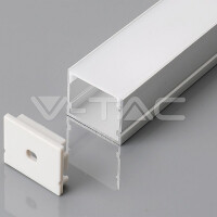Led Strip Mounting Kit With Diffuser  2000*30*20MM Milky