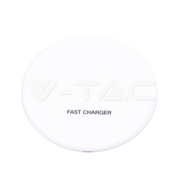 WIRLESS CHARGER( WHITE )5A FAST CHARGING-ROUND