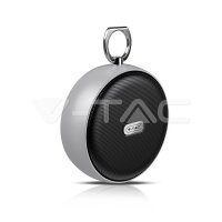 PORTABLE BLUETOOTH SPEAKER WITH MICRO USB AND HIGH END CABLE-800mah BATTERY-GRAY