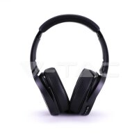 BLUETOOTH WIRELESS HEADPHONE WITH ROTABLE HEAD-500mAh-RED...