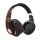BLUETOOTH WIRELESS HEADPHONE WITH ADJUSTABLE HEAD-500mAh-BROWN W/BAG
