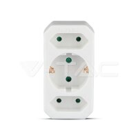 ADAPTER WITH EARTHING CONTACT-2...