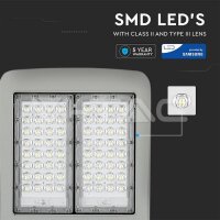 120W 140LM/W STREET LIGHT ALUMINIUM CLASS II INVENTRONICS DRIVER SAMSUNG 4000K DIMMABLE