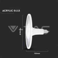 11W ACRYLIC LED PLASTIC BULB 4000K