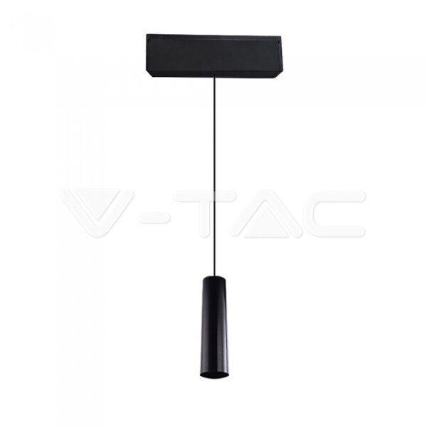 15W LED LINEAR HANGING SUSPENSION LIGHT 4000K -BLACK IP20 24V