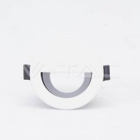 GU10 FITTING HALF CIRCLE WHITE+BLACK