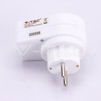 1 WAY ADAPTER-16A-WHITE