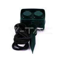 2 WAYS GARDEN SPIKE SOCKET WITH MECHANICAL TIMER 3G...