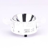 GU10-FITTING WITH WHITE FRAME+CHROME-RD-REFLECTOR