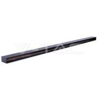 HANGING ALUMINIUM TRACK RAIL-BLACK