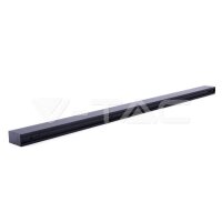 HANGING ALUMINIUM TRACK RAIL-BLACK