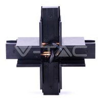 CROSS TYPE TRACK CONNECTOR FOR MAGNETIC TRACK LIGHT