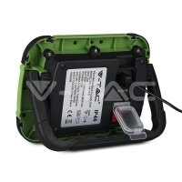 10W-PLASTIC RECHARGEABLE FLOODLIGHT-IP44-LED BY SAMSUNG-4000K