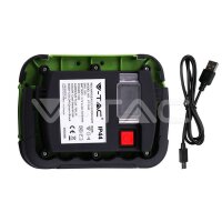 10W-PLASTIC RECHARGEABLE FLOODLIGHT-IP44-LED BY SAMSUNG-4000K