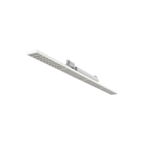 LED Leuchte 3 Phasenschiene, 1150x65 mm bis zu 48W, einstellbar 150lm/W, weiß